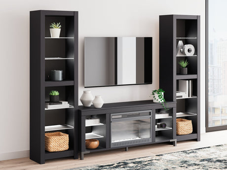 Cayberry Entertainment Center with Electric Fireplace - Furniture World
