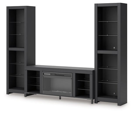 Cayberry Entertainment Center with Electric Fireplace - Furniture World