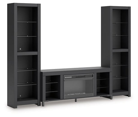 Cayberry Entertainment Center with Electric Fireplace - Furniture World