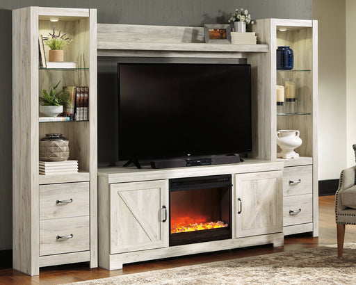 Bellaby 4-Piece Entertainment Center with Fireplace - Furniture World