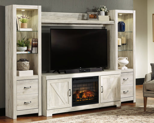 Bellaby 4-Piece Entertainment Center with Electric Fireplace - Furniture World