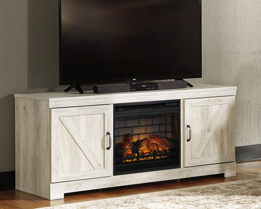 Bellaby 63" TV Stand with Electric Fireplace - Furniture World