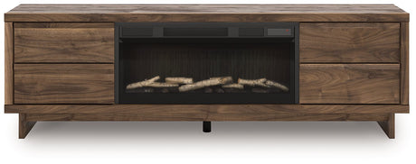 Zadilyn 72" TV Stand with Electric Fireplace - Furniture World