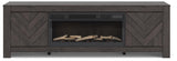 Cayboni 71" TV Stand with Electric Fireplace