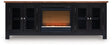 Wildenauer 76" TV Stand with Electric Fireplace - Furniture World