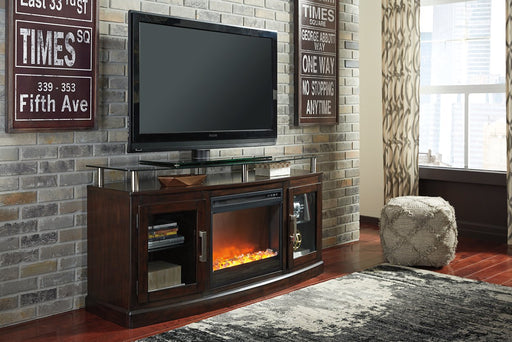 Chanceen 60" TV Stand with Electric Fireplace - Furniture World