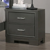 ALISON Night Stand, Dark Walnut