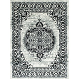 Serang Gray/Black 5' X 7' Area Rug