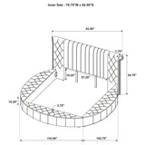 Sonya Panel Floor Storage Bed