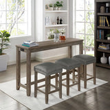 Caerleon 3 & 4 Piece Counter Ht. Set Gray & Blue