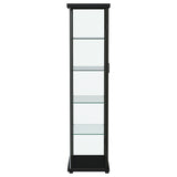 Aero Curio Cabinet with LED Lighting