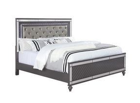 Crown Mark Refino Queen Panel Bed in Gray B1670-Q image