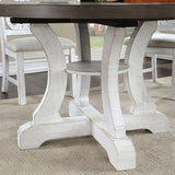 Auletta Transitional Round Dining Table