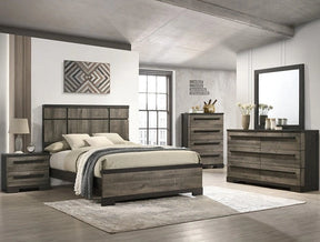 Crown Mark Furniture Remington 4 Drawer Chest in Brown image