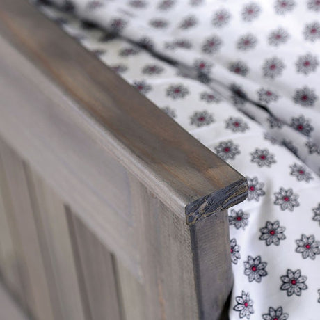 Rockwall Bed Grey & White - Furniture World