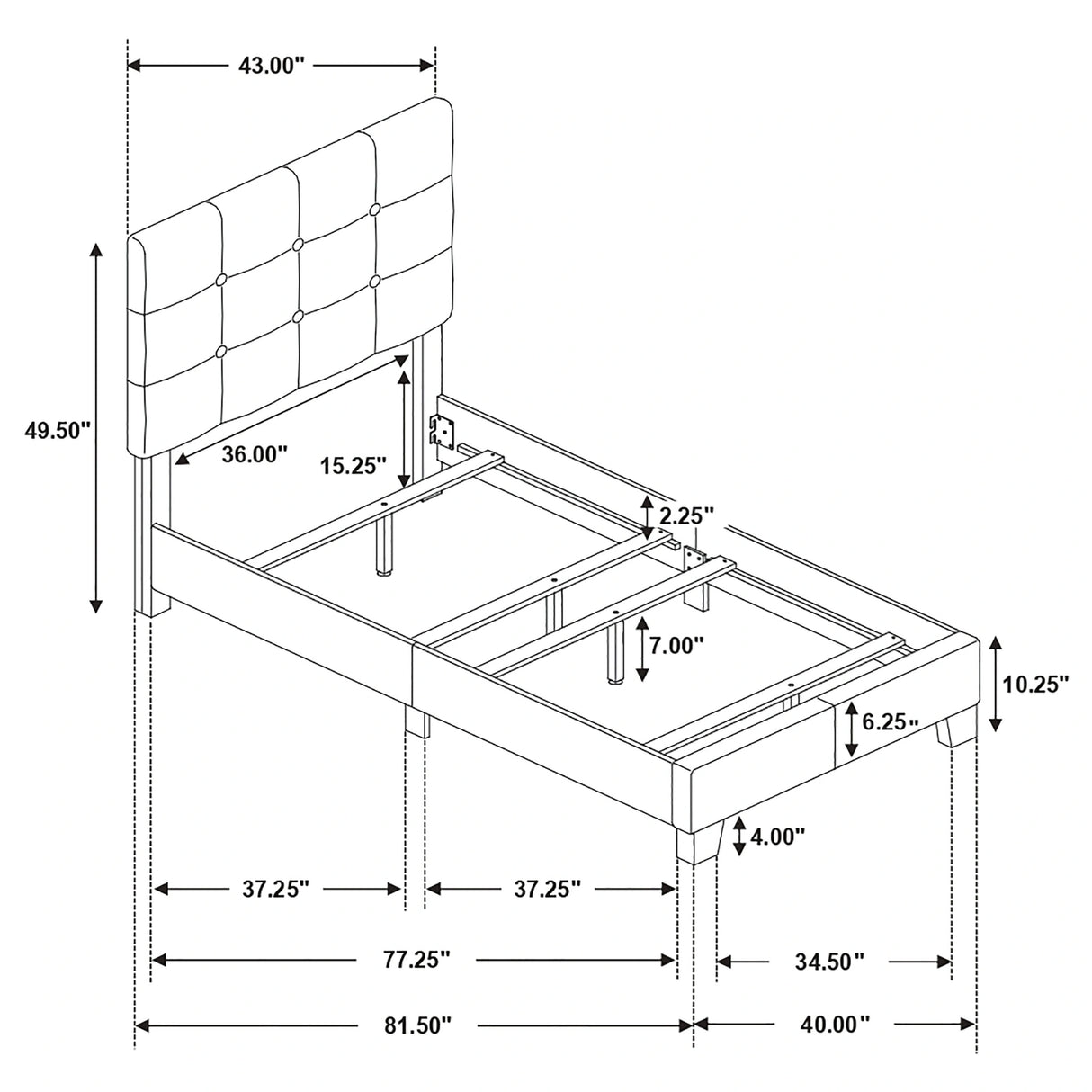 Mapes Panel Bed