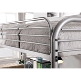 Opal Iii Black & Silver Twin Loft Bed