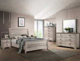Crown Mark Patterson Nightstand In Driftwood Grey