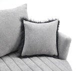 Hoople Channel Tufted Swivel Chair