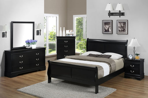 Crown Mark Furniture Louis Philip Drawer Chest in Black image