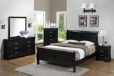 Crown Mark Furniture Louis Philip Nightstand In Black