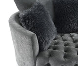 Sofi Button Tufted Swivel Chair
