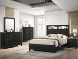 Crown Mark Furniture Cadence 6 Drawer Dresser In Black