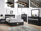 Crown Mark Regata Dresser In Black