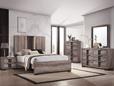 Crown Mark Furniture Rangley 5 Drawer Chest In Brown