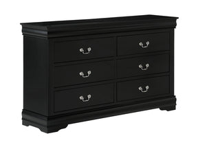 Crown Mark Furniture Louis Philip Dresser in Black image