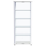 Aero Curio Cabinet with LED Lighting