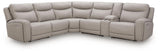 Gravier Power Reclining Sectional with Storage Console