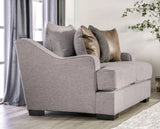 SKYLINE Sofa, Light Gray/Brown