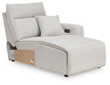 Modmax II Reclining Sectional with Chaise and Audio Console