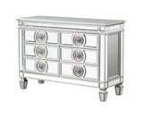 Varian Mirrored & Antique Platinum Server