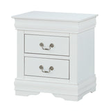 Crown Mark Louis Philip Nightstand in White image