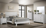 Crown Mark Furniture Evan Nightstand In White