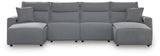 Modmax II Power Reclining Sectional with Chaise