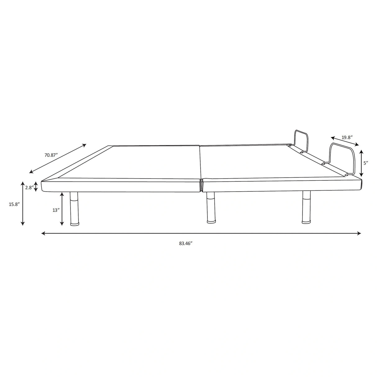 Clara Adjustable Bed Base