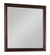 Crown Mark Furniture Louis Philip Dresser Mirror in Dark Cherry image