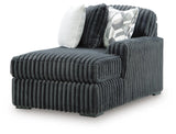 Midnight-Madness Sectional with Chaise