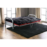 Aksel Black/Red Futon Mattress, Black, Red & Gray
