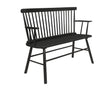 Crown Mark Furniture Jerimiah Spindleback Bench in Black image