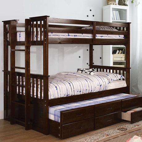University Twin/Twin Bunk Bed - Furniture World