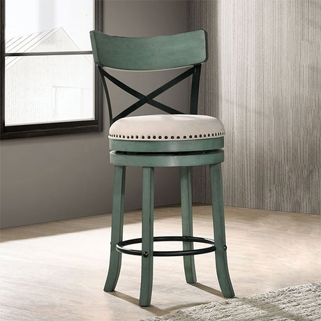 Clarence 24" Swivel Barstool (2/Box) - Furniture World
