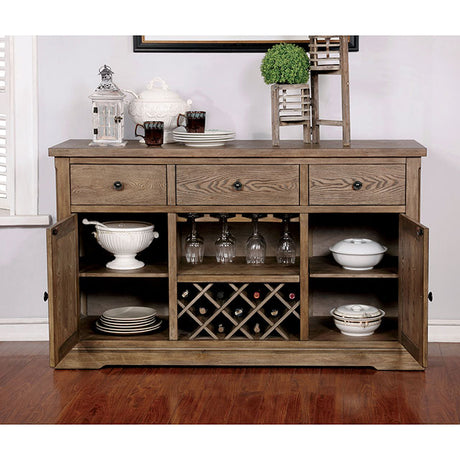 Julia Light Oak Server - Furniture World