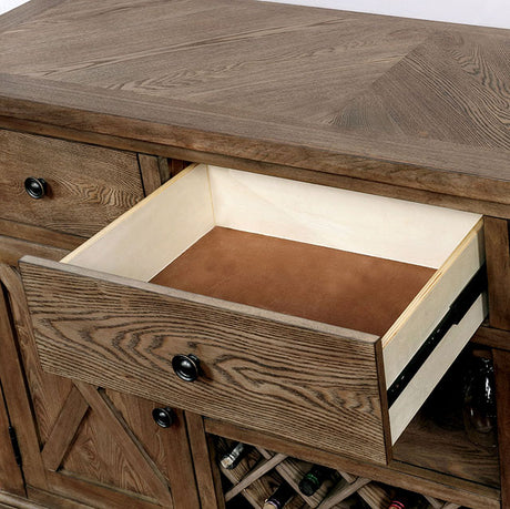 Julia Light Oak Server - Furniture World