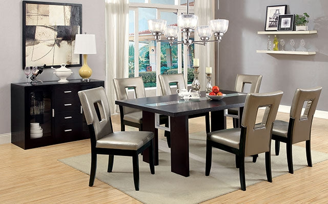 Luminar 7 Pc Dining Table Set - Furniture World