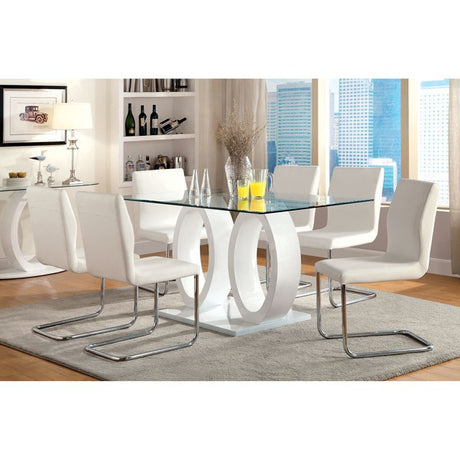 Lodia 7 Pc Dining Table Set - Furniture World