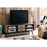 Vilhelm II Gray 72" TV Console - Furniture World